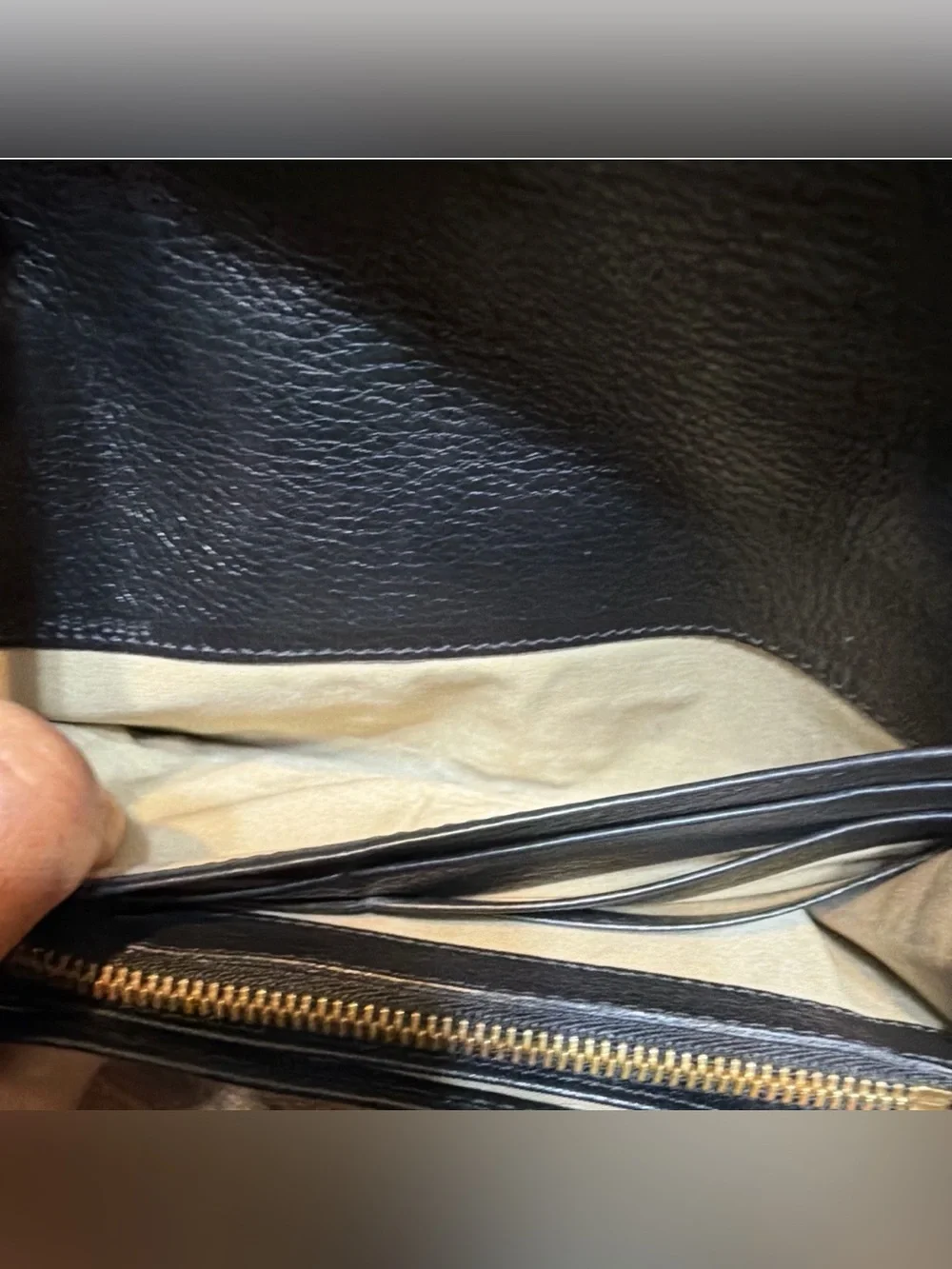 Chloé Black Women's Long Flap Wallet Solid Logo Folding Card Zip Coin Pocket/COA